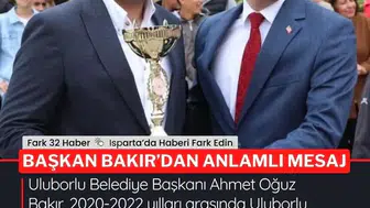 Uluborlu’da Vefa Rüzgarı: Başkan Bakır’dan Eski Kaymakamına Duygusal Gönderme