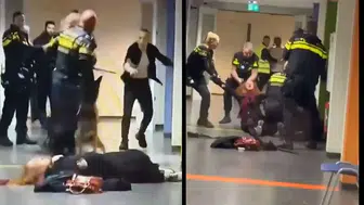 Hollanda sığınmacı merkezinde skandal görüntüler: Yetkililer harekete geçti