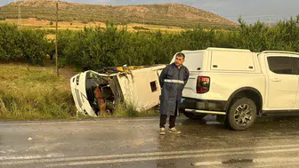 Isparta yolunda tur midibüsü devrildi 5 kişi yaşamını yitirdi
