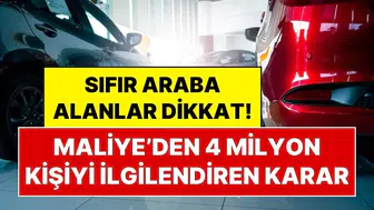 Sıfır araç alımlarında vergi incelemesi süreci başladı