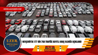 Nevşehir yollarındaki motorlu taşıt sayısı artışını sürdürüyor