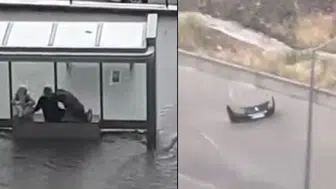Ankara'da şiddetli sağanak kent trafiğini durma noktasına getirdi