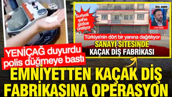 Hatayda merdiven altı protez diş operasyonu