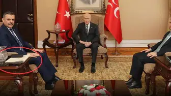 Bahçeli'nin Meclis'teki odasında dikkat çeken kare: Bakan Çiftçi'nin elindeki dosyalar merak uyandırdı