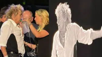 Rod Stewart sahnedeki sağlık krizi nedeniyle zor anlar yaşadı