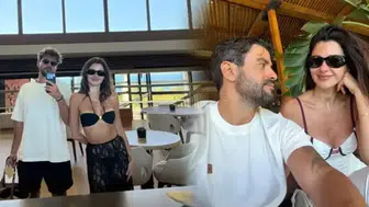 Nesrin Cavadzade ve Kadir Taner Uçar evliliğinde balayı kareleri