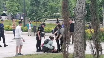 Özel sektör öğretmenlerinin Ankara eyleminde gergin anlar