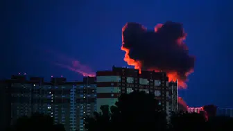 Gece yarısı dehşeti: Ukrayna semalarında yüzlerce mühimmat patladı