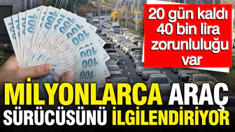 Trafik sigortasında yeni dönem başlıyor 40 bin lira sınırı getirildi