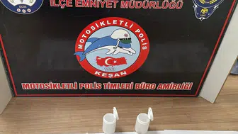 Keşan'da şüpheli sürücüye rekor trafik cezası ve gözaltı