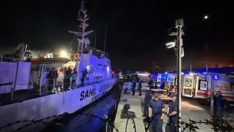 Karadeniz'de batan teknenin mağdurları İnebolu'ya ulaştırıldı