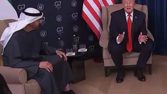 Trump ve Al Nahyan arasında zirvede gergin diyalog