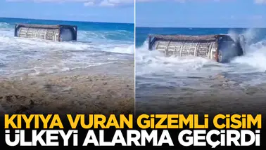 Mısır sahilinde büyük şüphe: Akdeniz'in sularından çıkan esrarengiz nesne güvenlik güçlerini harekete geçirdi