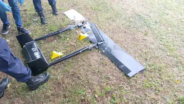 Samsun kırsalında bulunan gizemli hava aracı parçası inceleniyor