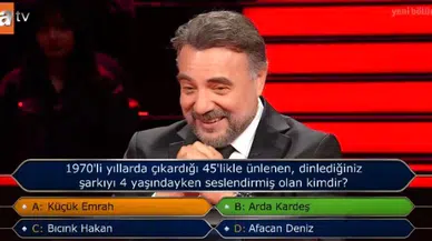 1970'li Yıllarda 45'lik Çıkardığı Şarkıyla Ünlü Olan ve 4 Yaşında Şarkı Söyleyen Kimdir?