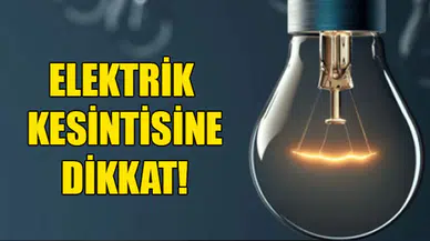 Osmaniye'de 27 Aralık elektrik kesintisi yaşanacak. Elektrik kesintisi olan mahallelerin tam listesi