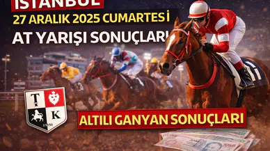 İstanbul 27 Aralık 2025 Cumartesi At Yarışı Sonuçları