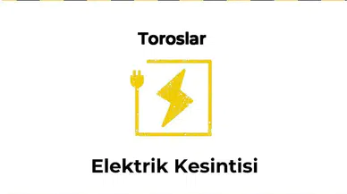 12 Ocak 2025 Toroslar / Mersin Elektrik Verilmeyecektir