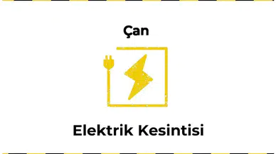 12 Ocak 2026 Çan / Çanakkale Elektrik Kesinti Detayı