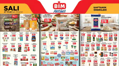 Bim 27 Ocak 2026 Aktüel Ürünler Kataloğu Yayınlandı! İndirimli Ürünler Detayları Burada!