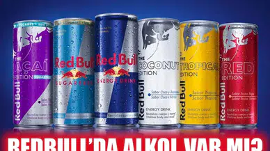 Redbull’da alkol var mı diyanet? Redbull içindekiler nelerdir?