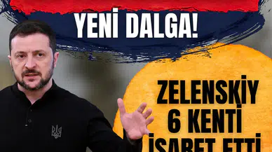 Rus saldırılarında yeni dalga: Zelenskiy 6 kenti işaret etti