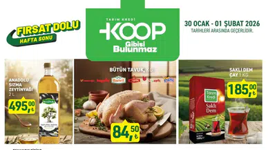 Tarım Kredi KOOP'tan Ocak Finali! 3 Günlük Dev İndirim Maratonu Başladı