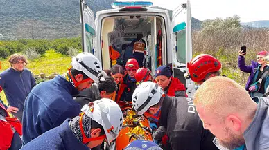 İzmir'de mağarada düşen öğrenci 9 saatlik kurtarma sonrası hastaneye kaldırıldı!