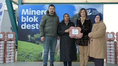 Eskişehir'de 133 üreticiye 10 ton mineral blok desteği sağlandı!
