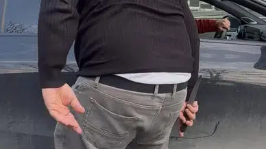 Minibüs şoförü, sürücüyü bıçakla tehdit edip tutuklandı!