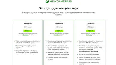 Xbox Game Pass Yeni Paketleriyle Geri Dönüyor: Türkiye Fiyatları ve Detaylar Netleşti