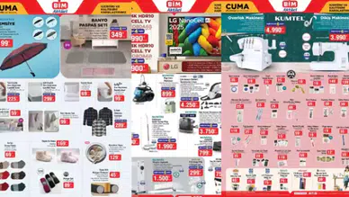 BİM 26 Aralık 2025 Cuma Aktüel Ürünleri: Overlok Makinesi, 4K TV, Dikey Süpürge ve Daha Fazlası!