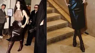 Hande Erçel'in yeni kombini sosyal medyada olay oldu! Ayakkabıları dikkat çekti.