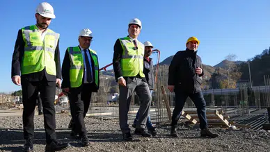 Trabzon Ortahisar Belediyesi Çağlayan Kentsel Dönüşüm Projesi Hızla Yükseliyor