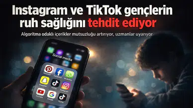Instagram ve TikTok gençlerin ruh sağlığını olumsuz etkiliyor