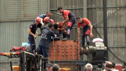 Antaltada kan donduran iş kazası! İki Bacağını Kaybetti