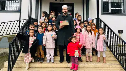 Bingöl'deki Kur'an Kursu Öğrencilerinden Gazze İçin Dayanışma Yardımı