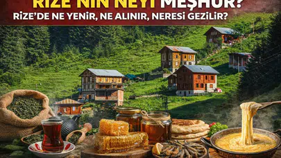 Rize'nin neyi meşhur? Rize'de ne yenir, ne alınır, neresi gezilir?