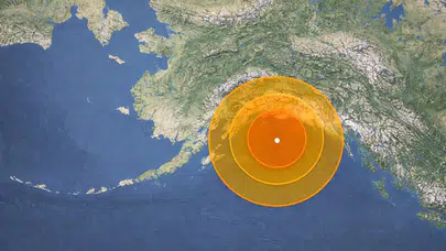 Alaska'da 6,1 büyüklüğünde deprem! Derinlik 25,4 km.