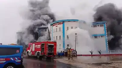 Silivri'deki Kauçuk Fabrikasında Meydana Gelen Yangın Kontrol Altına Alındı