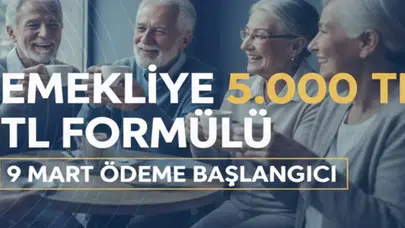 Emekli Bayram İkramiyesinde 2026 Takvimi Netleşti: 5.000 TL Formülü ve 9 Mart Ödeme Başlangıcı