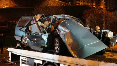 Gümüşhane'de otomobil kazası: 1 ölü, 3 yaralı!