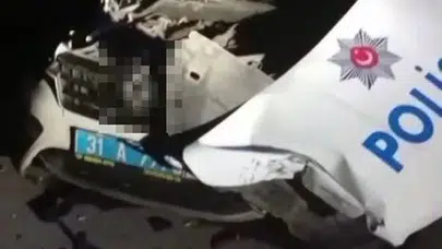 Alkollü Sürücünün Trafik Kazasında İki Polis Yaralandı