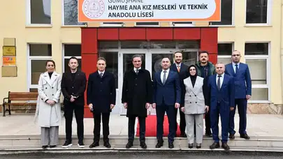 Vali Baruş, Hayme Ana Mesleki ve Teknik Anadolu Lisesi’ni Ziyaret Etti!