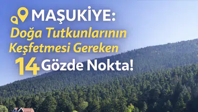 Maşukiye: Doğa Tutkunlarının Keşfetmesi Gereken 14 Gözde Nokta!