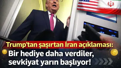 Trump: İran, ABD'nin petrol sevkiyatını hediye olarak kabul etti!