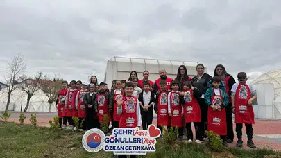 Şehit Ercan Hırçın İlkokulu Öğrencilerinden Anlamlı Fidan Dikimi Etkinliği