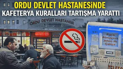 Ordu Devlet Hastanesi'nde Sıradışı Kafeterya Sistemi Gündemde!
