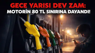 Gece Yarısı Dev Zam: Motorin 80 TL Sınırına Dayandı!