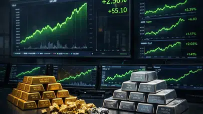 Altın Fiyatları Rekor Kırarak 4.449 Dolar Sınırına Ulaştı